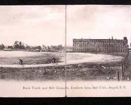 Race Track and Ball Grounds, Emblem Base Ball Club, Angola, N.Y.